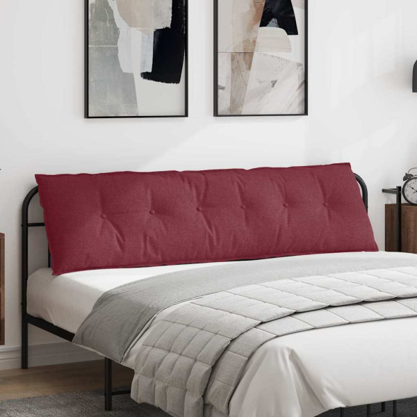 Cojín de Espalda Rojo vino 180 x 19 x 50 cm tela D