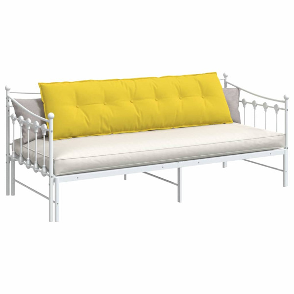 Cojín de Espalda Amarillo Claro 180 x 19 x 50 cm tela M 3