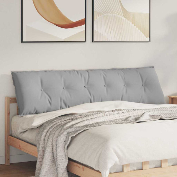 Cojín de Espalda Gris Nube 180 x 19 x 50 cm tela D