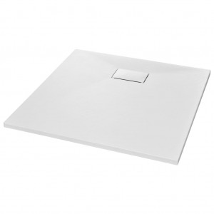 Plato de ducha SMC blanco 80x80 cm H