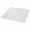 Plato de ducha SMC blanco 80x80 cm 2