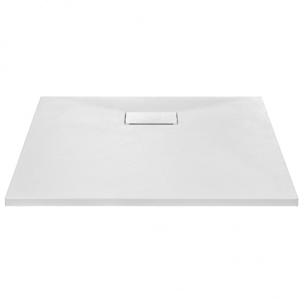 Base de chuveiro SMC branco 80x80 cm M 4