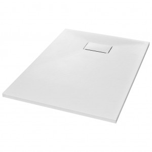 Plato de ducha SMC blanco 100x70 cm H