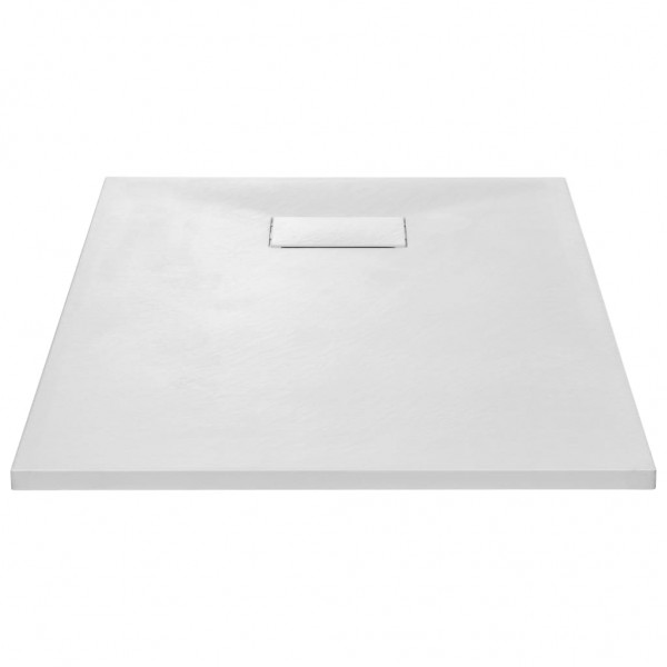 Plato de ducha SMC blanco 100x70 cm M 4