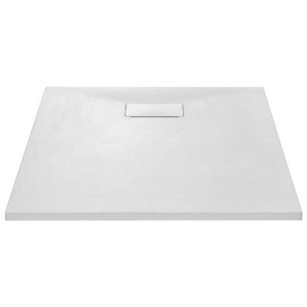 Plato de ducha SMC blanco 100x80 cm M 4