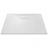 Plato de ducha SMC blanco 100x80 cm 4