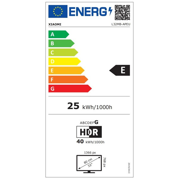 Smart TV XIAOMI A PRO 32" QLED 4K UHD ELA5936EU preto M 5