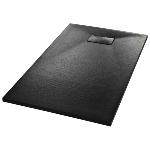 Base de chuveiro SMC 120x70 cm preto M 2