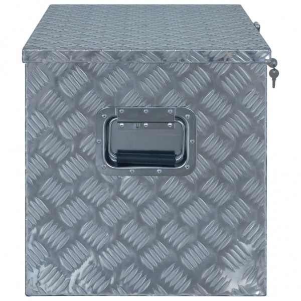 Caja de aluminio 610x430x455 mm plateada M 5