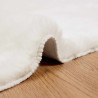 Alfombra de Piel Sintética de Conejo Olite Crema 160 x 230 cm 5