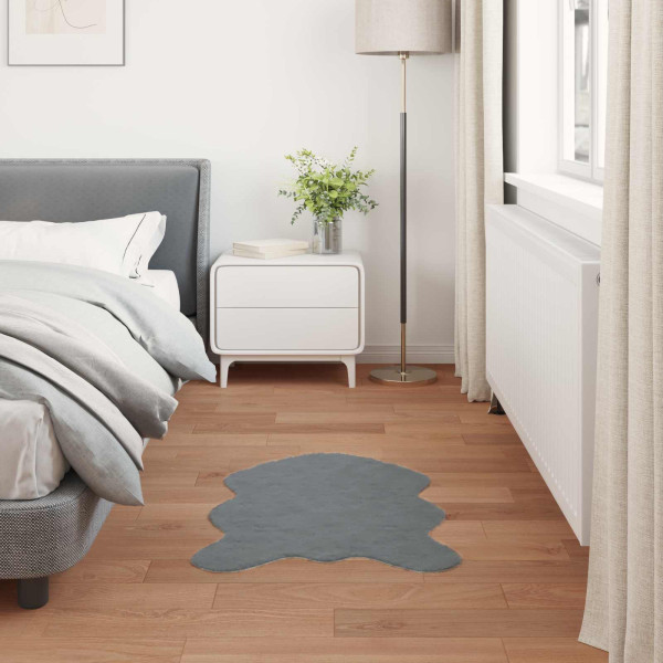 Alfombra de Piel Sintética de Conejo Olite Antracita 50 x 80 cm M 4