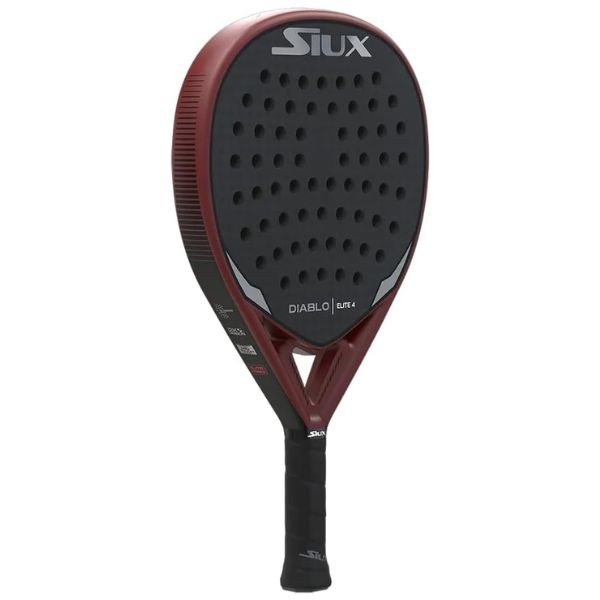 Pala de pádel siux diablo elite 4/ negro y rojo M 2