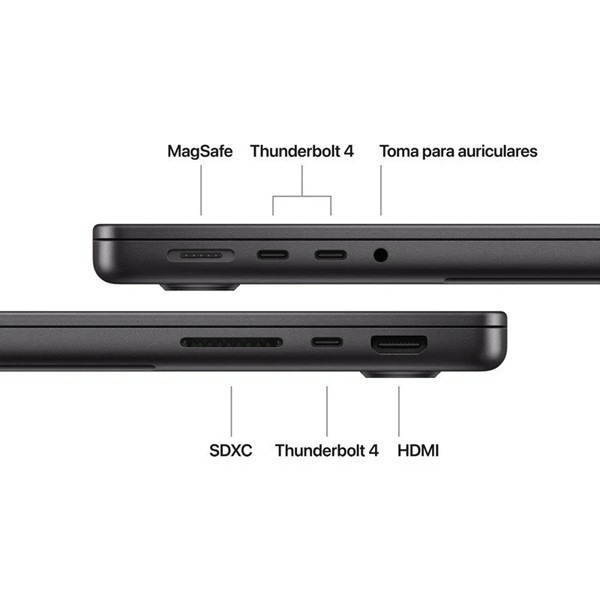 APPLE MACBOOK PRO 14.2" 2025 M5 16GB RAM 512GB preto espacial M 4