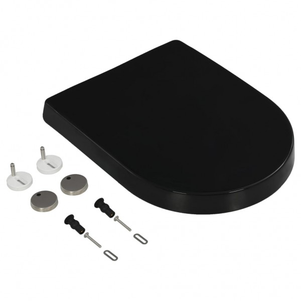 Tampo de sanita fecho suave com design remoção rápida preto M 3