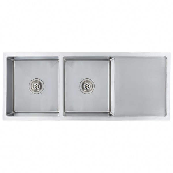 Fregadero de cocina hecho a mano acero inoxidable M 2