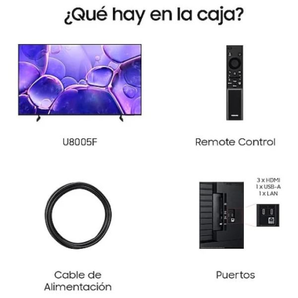 Smart TV SAMSUNG 75" LED 4K UHD U8005F-TU75U8005FU preto M 5