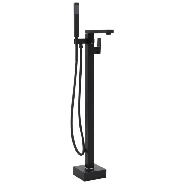 Grifo para bañera de pie acero inoxidable negro 90 cm D