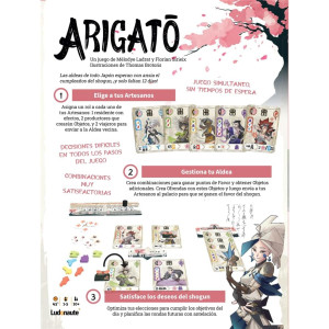 Juego de mesa ARIGATO pegi 10 H