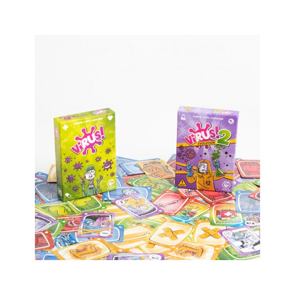 Juego de mesa Pack virus! + virus! 2 pegi 12 M 2