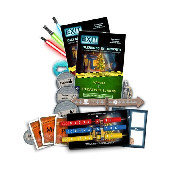 Juego de mesa CALENDARIO DE ADVIENTO EXIT pegi 10 M 2