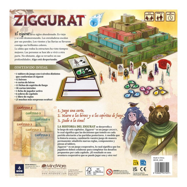 Juego de mesa ZIGGURAT pegi 10 M 3
