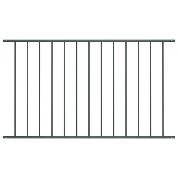 Panel valla acero recubrimiento polvo gris antracita 1.7x1.25m D