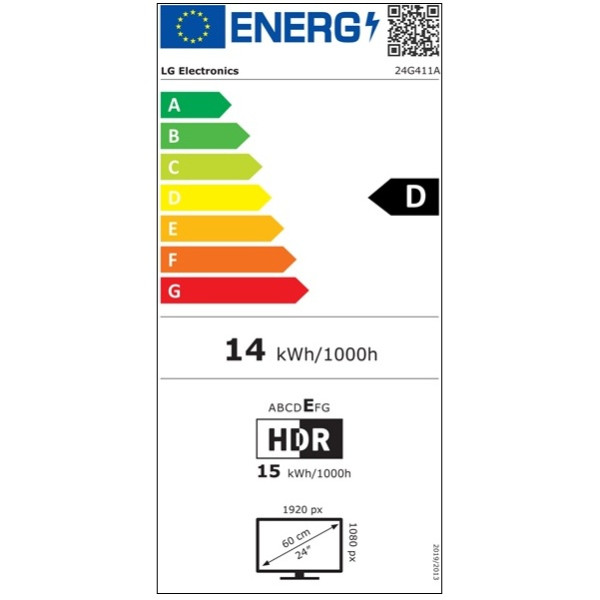 Monitor Gaming LG Ultragear 23.8" IPS FHD 24G411A preto M 6