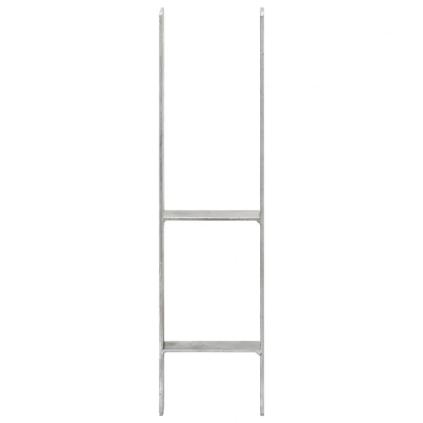 Âncoras de vedação 6 pcs 14x6x60 cm aço galvanizado prateado M 3