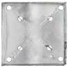 Picas de tierra 6 uds acero galvanizado plateado 14x14x91 cm 5
