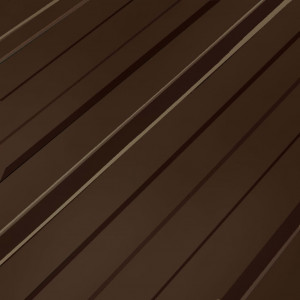 Panel para tejado 12 unidades acero galvanizado marrón H
