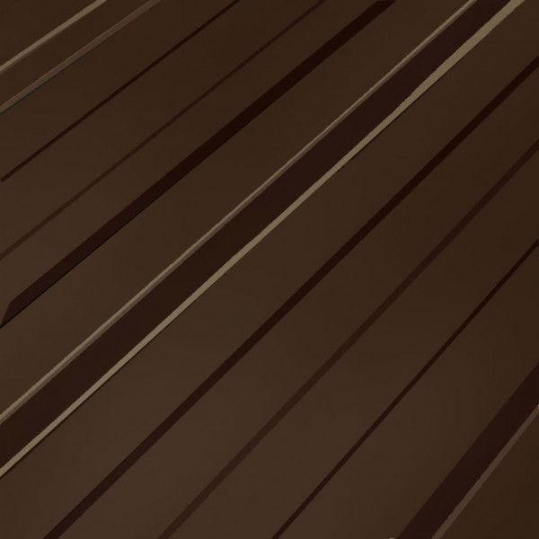 Painel de telhado 12 pcs em aço galvanizado castanho M 2