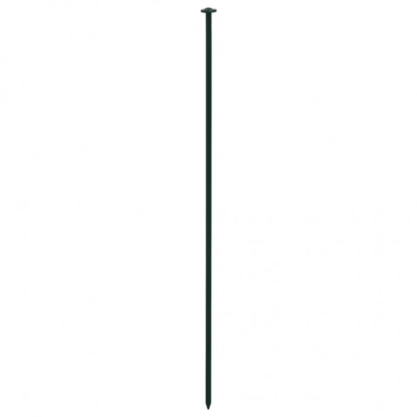 Conj. painéis de vedação arqueados p/ jardim 77.3x26 cm verde M 5