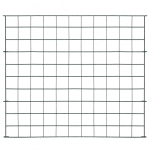 Set de valla de jardín arqueada verde 77.3x26 cm H