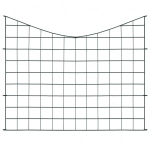 Conj. painéis vedação p/ jardim arqueado baixo 77.5x64 cm verde H