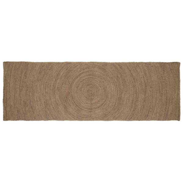 Alfombra Gris 80 x 250 cm yute D
