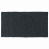 Alfombra Gris oscuro 60 x 110 cm yute 1