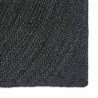Alfombra Gris oscuro 60 x 200 cm yute 5