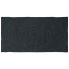 Alfombra Gris oscuro 100 x 200 cm yute 1