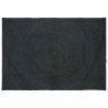 Alfombra Gris oscuro 240 x 340 cm yute 1