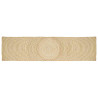 Alfombra Natural y 80 x 400 cm yute 1
