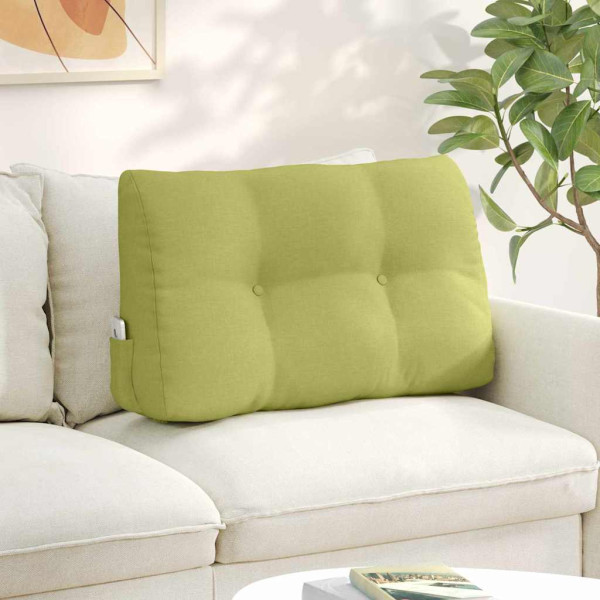 Cojín de Espalda Verde claro 80 x 24 x 50 cm tela D