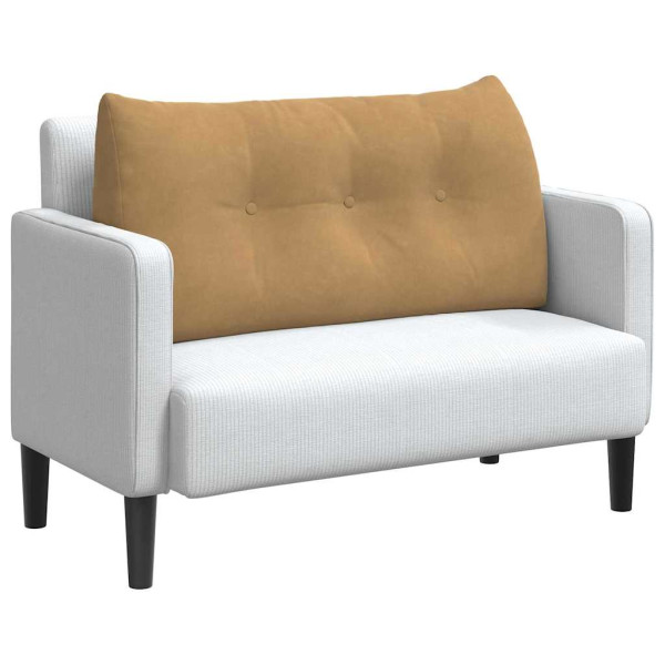 Cojín de Espalda Marrón 100 x 24 x 50 cm Terciopelo M 3