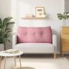 Cojín de Espalda Rosa 120 x 24 x 50 cm Terciopelo 4
