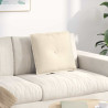 Cojín de Espalda Crema 50 x 45 cm Tela de pana 1
