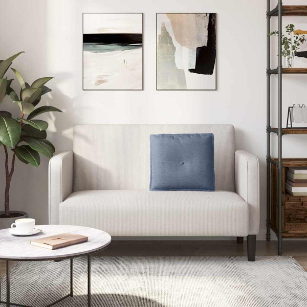 Cojín de Espalda Azul 50 x 45 cm Tela de pana M 4