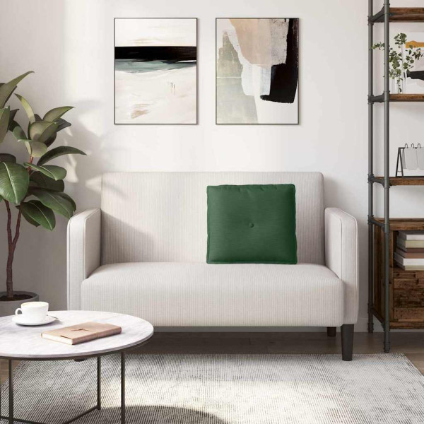 Cojín de Espalda Verde Selva 50 x 45 cm Tela de pana M 4