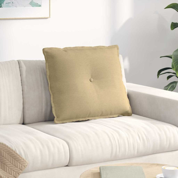 Cojín de Espalda Verde grisáceo 60 x 50 cm Tela de pana D