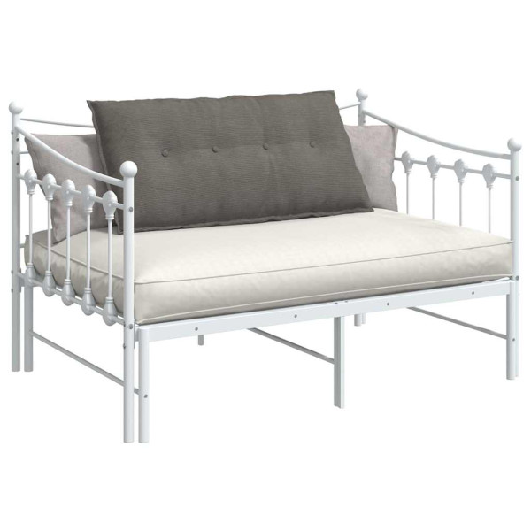 Cojín de Espalda Gris Claro 100 x 50 cm Tela de pana M 3