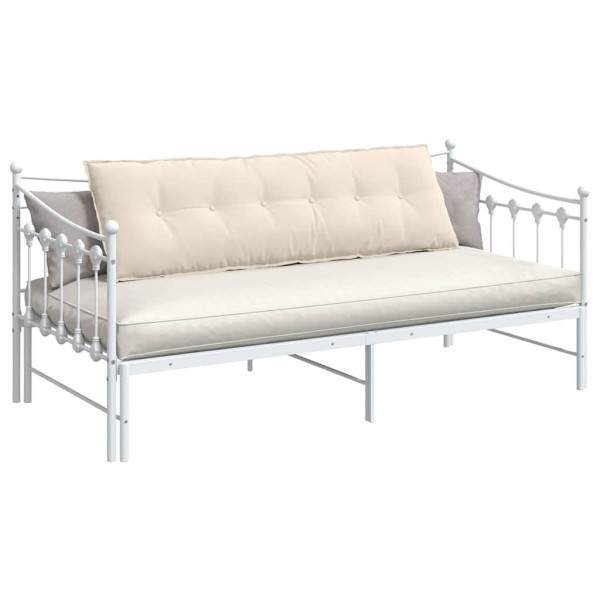 Cojín de Espalda Beige 160 x 50 cm Tela de microfibra M 3