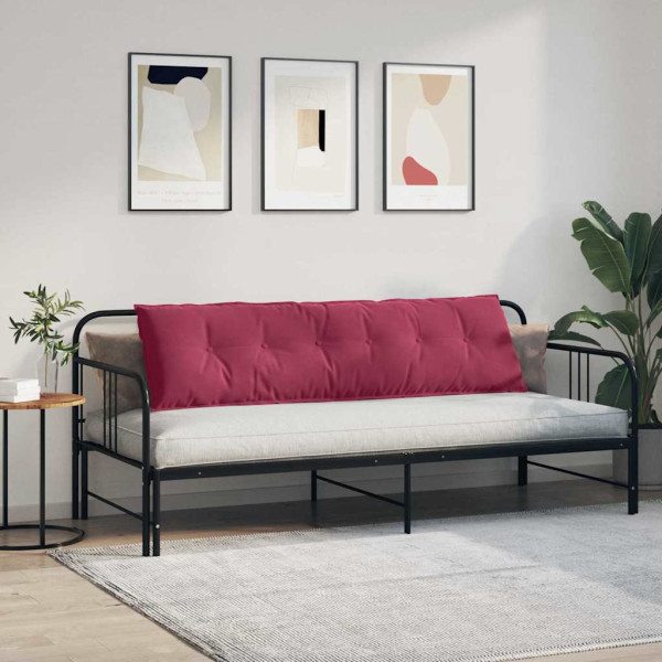 Cojín de Espalda Rojo vino 180 x 50 cm Tela de pana M 4